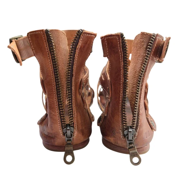 Bed Stu Artemis Gladiator Sandals Tan Rustic - Picture 8 of 11